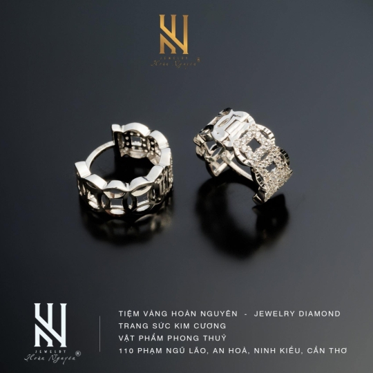 BÔNG TAI VÀNG ITALY 750 - MẪU 74