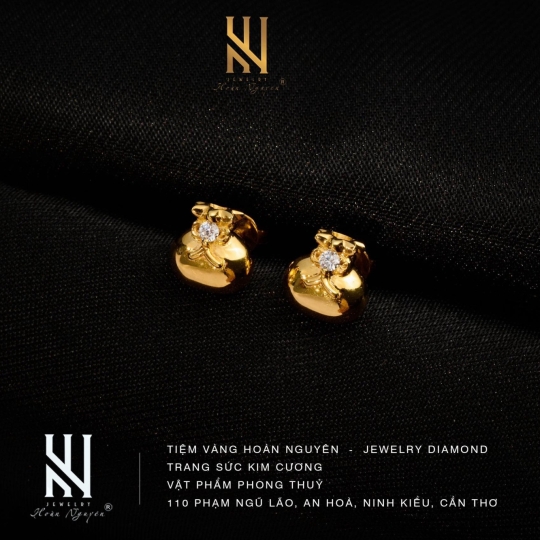 BÔNG TAI VÀNG ITALY 750 - MẪU 75