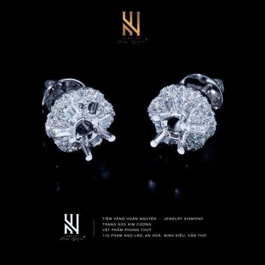 BÔNG TAI  VÀNG Ý 750 - MẪU 44