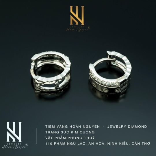 BÔNG TAI  VÀNG Ý 750 - MẪU 47