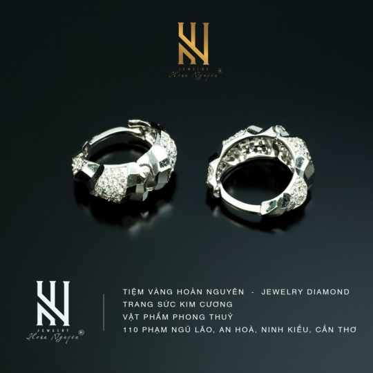 BÔNG TAI  VÀNG Ý 750 - MẪU 48