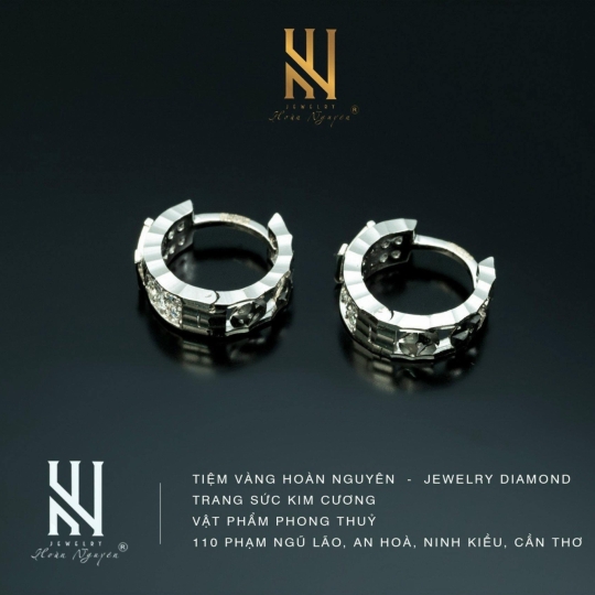 BÔNG TAI  VÀNG Ý 750 - MẪU 49