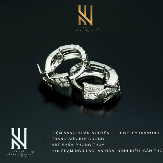 BÔNG TAI  VÀNG Ý 750 - MẪU 50