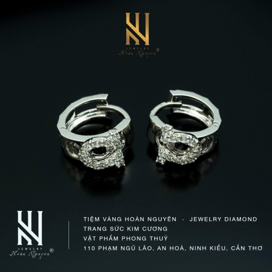 BÔNG TAI  VÀNG Ý 750 - MẪU 52