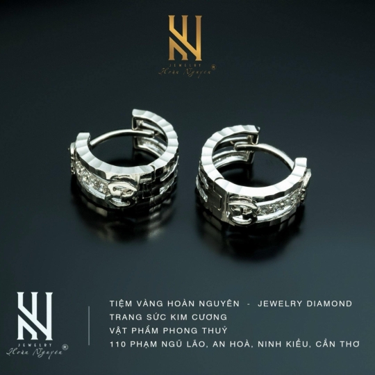 BÔNG TAI  VÀNG Ý 750 - MẪU 53