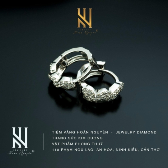 BÔNG TAI  VÀNG Ý 750 - MẪU 55