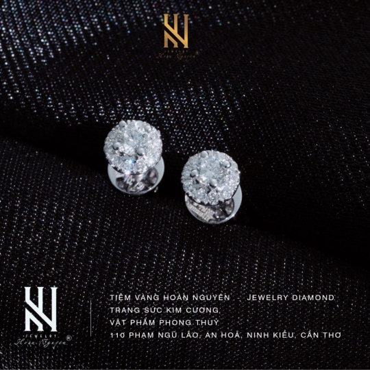 BÔNG TAI  VÀNG Ý 750 - MẪU 62