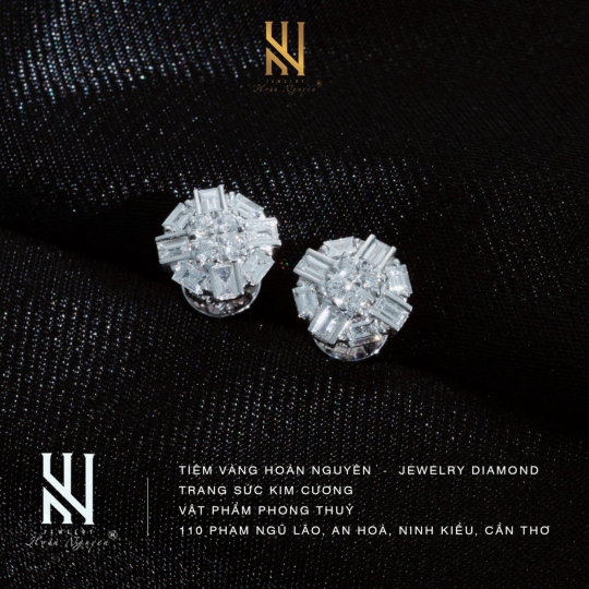 BÔNG TAI  VÀNG Ý 750 - MẪU 64