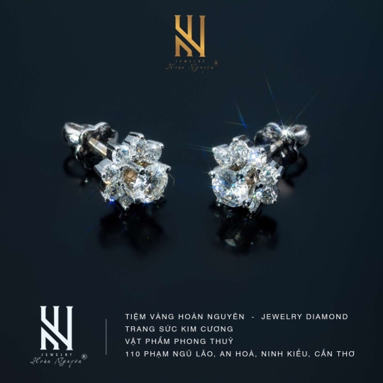 BÔNG TAI VÀNG ITALY 750 MẪU 128