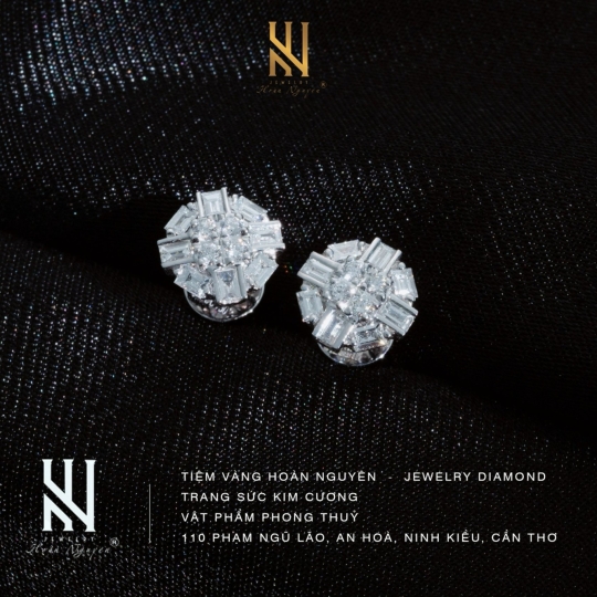 BÔNG TAI VÀNG ITALY 750 - MẪU 107