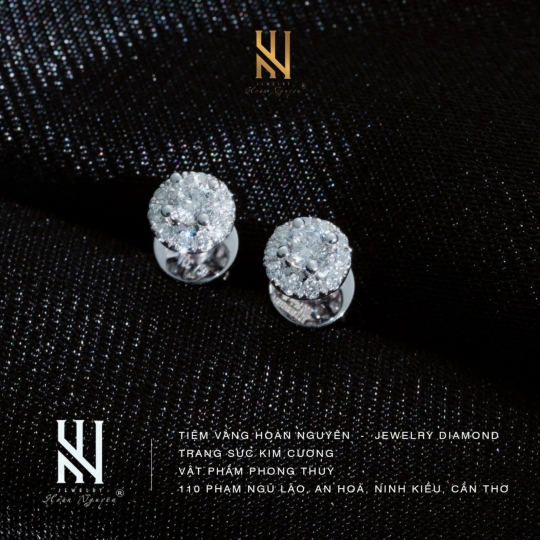 BÔNG TAI VÀNG ITALY 750 - MẪU 108