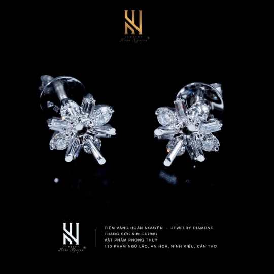 BÔNG TAI VÀNG ITALY 750 - MẪU 110