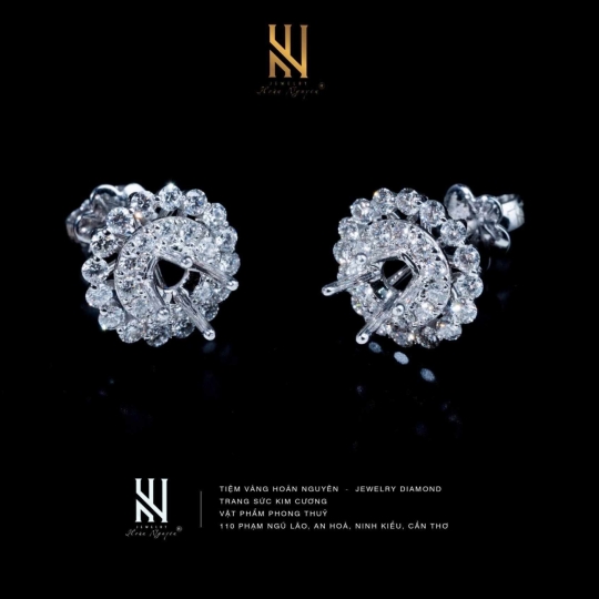 BÔNG TAI VÀNG ITALY 750 - MẪU 113