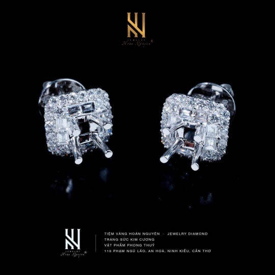 BÔNG TAI VÀNG ITALY 750 - MẪU 115