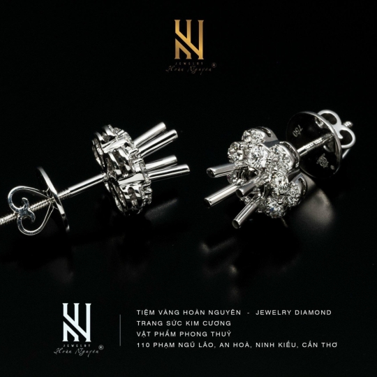 BÔNG TAI  VÀNG Ý 750 - MẪU 65