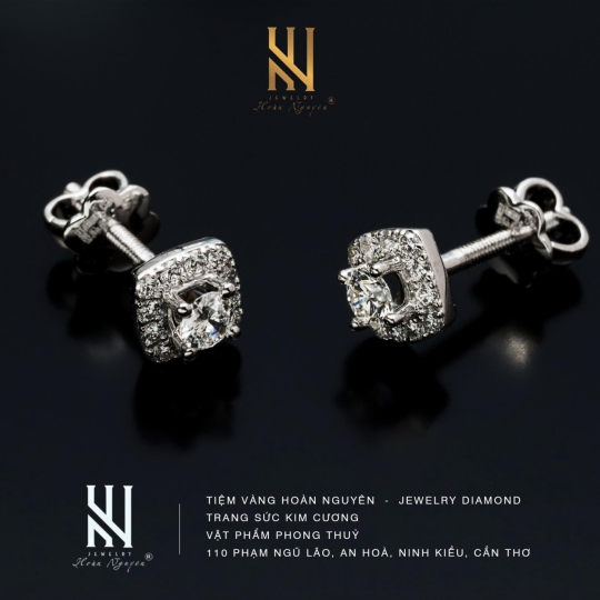 BÔNG TAI  VÀNG Ý 750 - MẪU 67