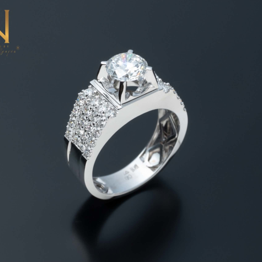 NHẪN VÀNG ITALY 750 - MẪU 328