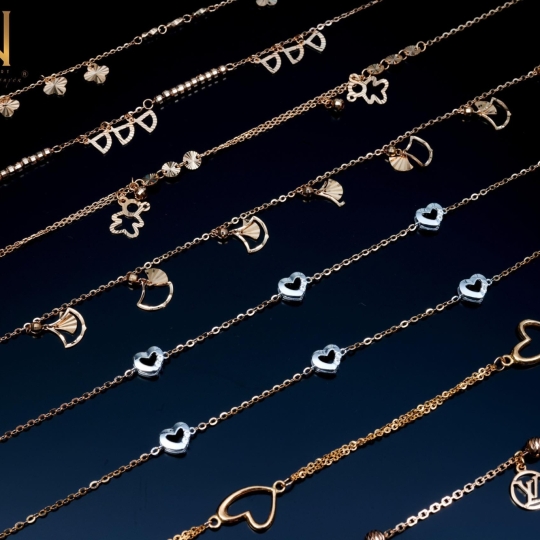 LẮC CHÂN VÀNG ITALY 750 - MẪU 37