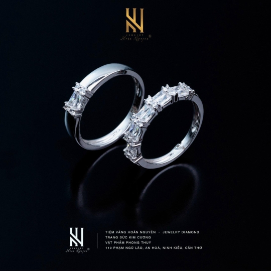 NHẪN CẶP VÀNG ITALY 750 -  MẪU 20