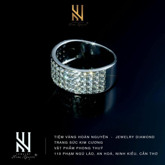 NHẪN VÀNG ITALY 750 - MẪU 214