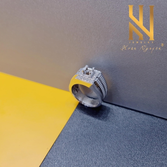 NHẪN VÀNG ITALY 750 - MẪU 136