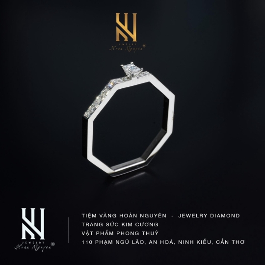 NHẪN VÀNG ITALY 750 - MẪU 154