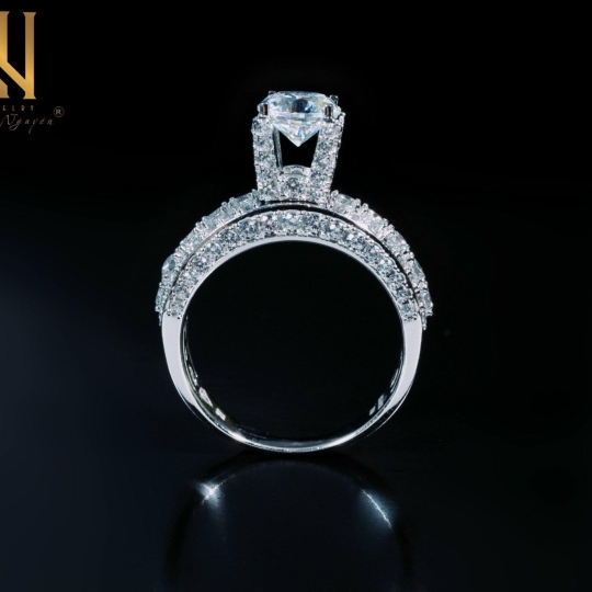 NHẪN VÀNG ITALY  750 - MẪU 16