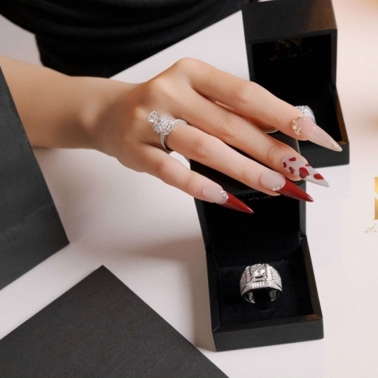 NHẪN VÀNG ITALY 750 -  MẪU 233