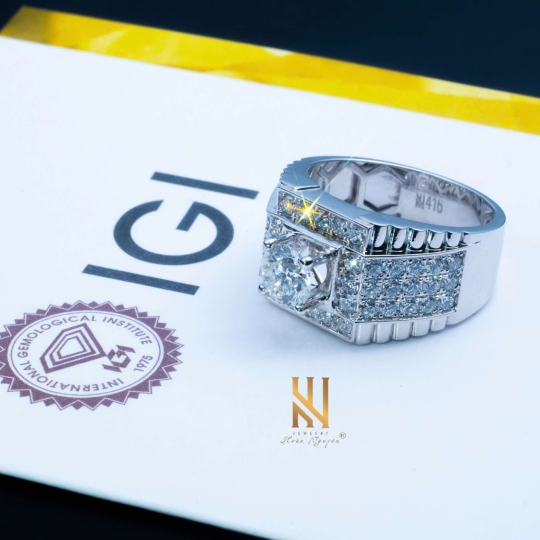 NHẪN VÀNG ITALY 750 - MẪU 265