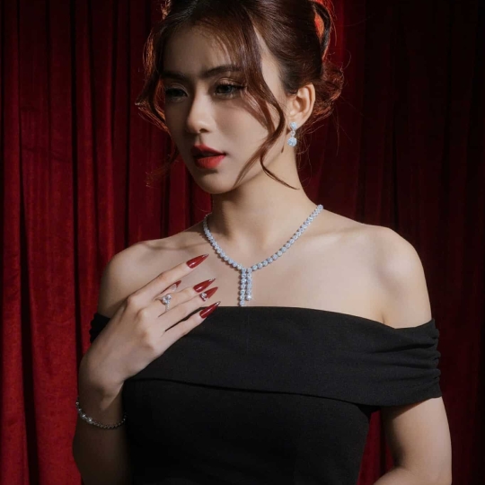 SET DÂY CHUYỀN VÀNG ITALY 750 MẪU 25