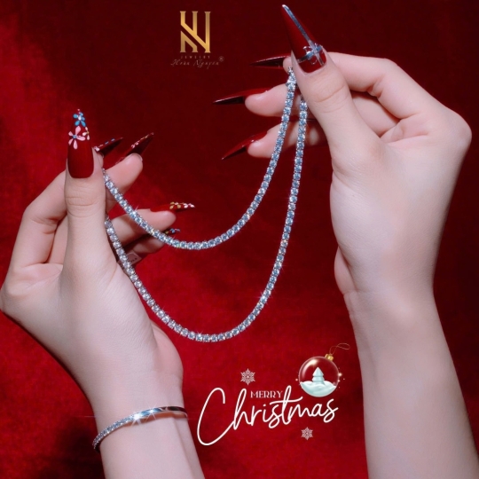 SET DÂY CHUYỀN VÀNG ITALY 750 MẪU 29