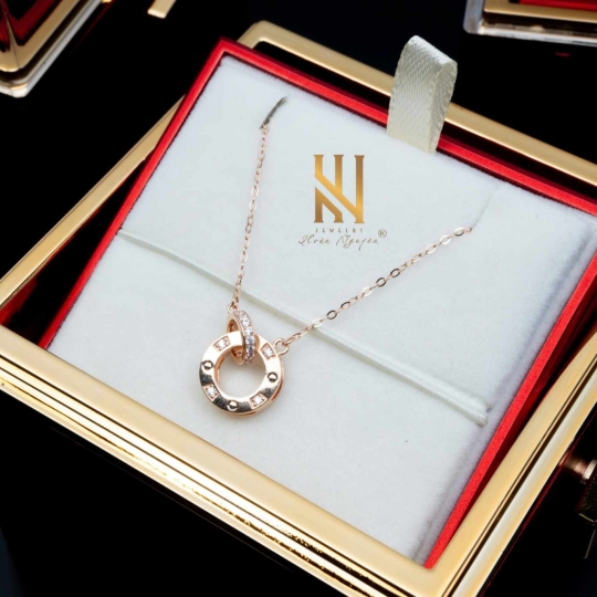 SET DÂY CHUYỀN VÀNG ITALY 750 MẪU 38