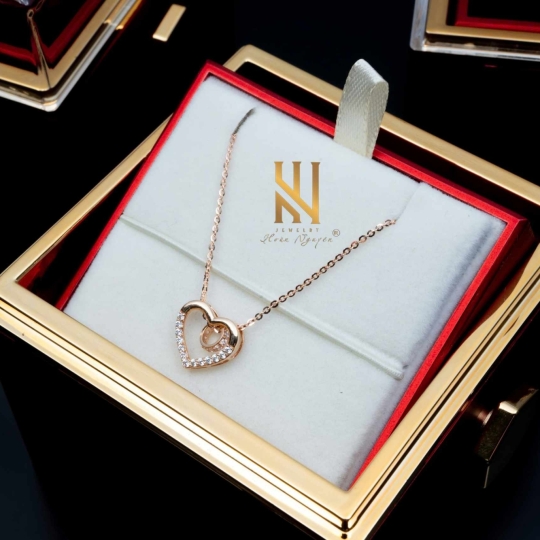 SET DÂY CHUYỀN VÀNG ITALY 750 MẪU 39