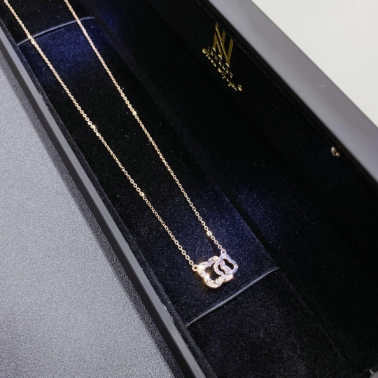 SET DÂY CHUYỀN VÀNG ITALY 750 MẪU 46