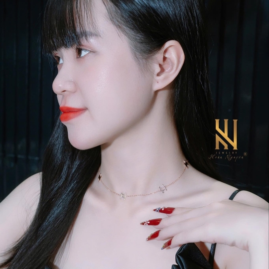 SET DÂY CHUYỀN VÀNG ITALY 750 MẪU 59