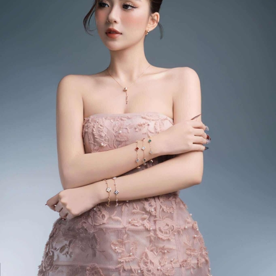 SET DÂY CHUYỀN VÀNG ITALY 750 MẪU 63