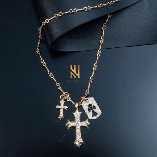 SET DÂY CHUYỀN VÀNG ITALY 750 MẪU 69