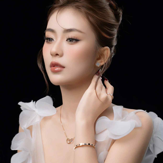 SET DÂY CHUYỀN VÀNG ITALY 750 MẪU 73