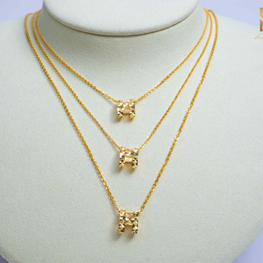 SET DÂY CHUYỀN VÀNG ITALY 750 MẪU 82