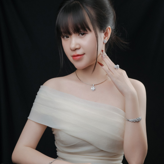 SET DÂY CHUYỀN VÀNG ITALY 750 MẪU 85