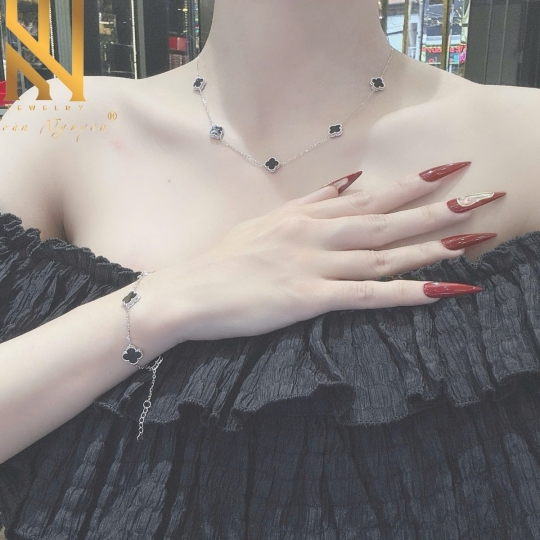 SET DÂY CHUYỀN VÀNG ITALY 750 MẪU 87