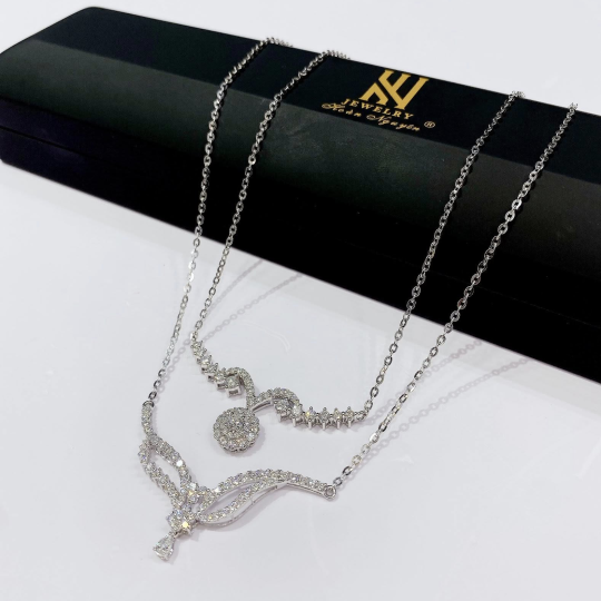 SET DÂY CHUYỀN VÀNG ITALY 750 MẪU 88