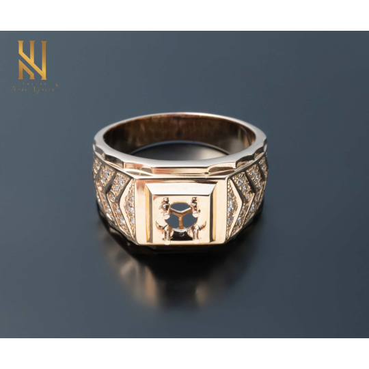 NHẪN VÀNG ITALY 750 - MẪU 323