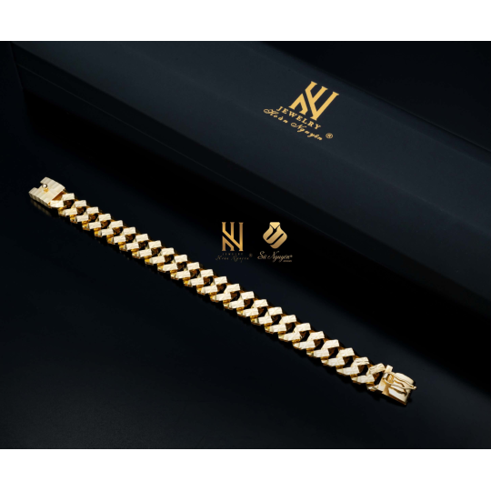 LẮC TAY VÀNG ITALY 750 - MẪU 158