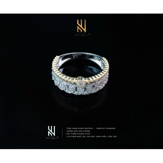 NHẪN VÀNG ITALY 750 - MẪU 3