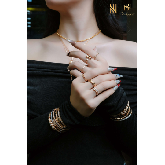 NHẪN VÀNG ITALY 750 - MẪU 311