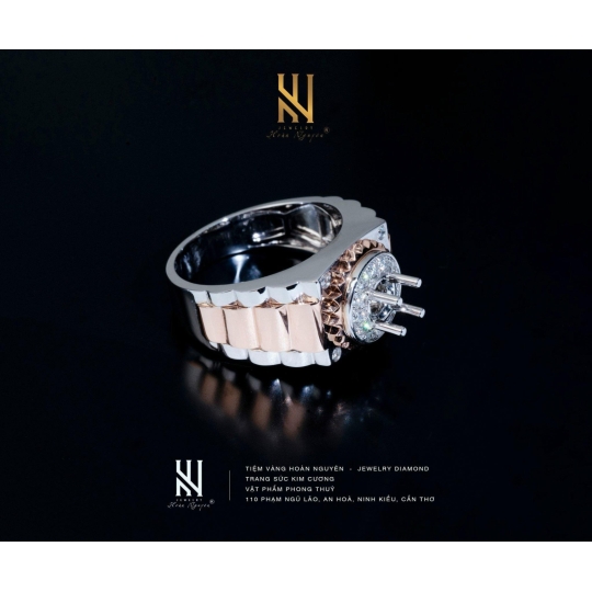 NHẪN VÀNG ITALY 750 - MẪU 54