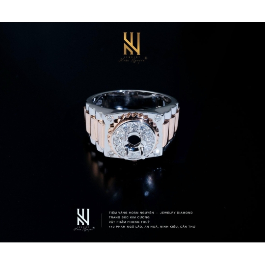 NHẪN VÀNG ITALY 750 - MẪU 54