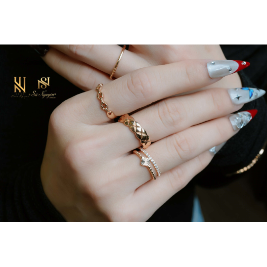 NHẪN VÀNG ITALY 750 - MẪU 311