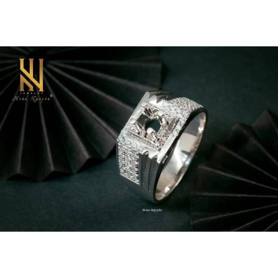 NHẪN VÀNG ITALY 750 - MẪU 128
